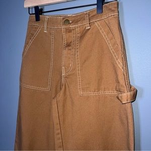 Khaki Cropped Utility Pants - Women’s SIZE 24”